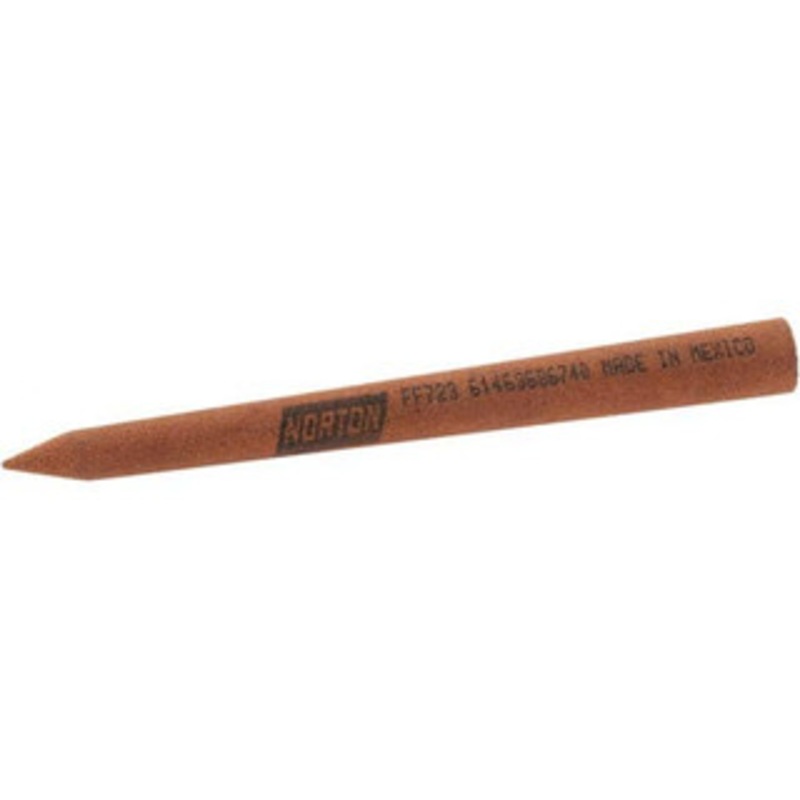 Norton 3 Long x 5/16 Diam x 5/16 Thick, Aluminum Oxide Sharpening Stone Round, Fine Grade 61463686740 – 76112648