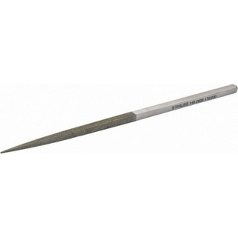 Strauss & Co. 8-1/2 OAL Fine Square Needle Diamond File 1/4 Wide x 1/4 Thick, 4-3/8 LOC, 91 Grit HB2608 D91 – 05233010