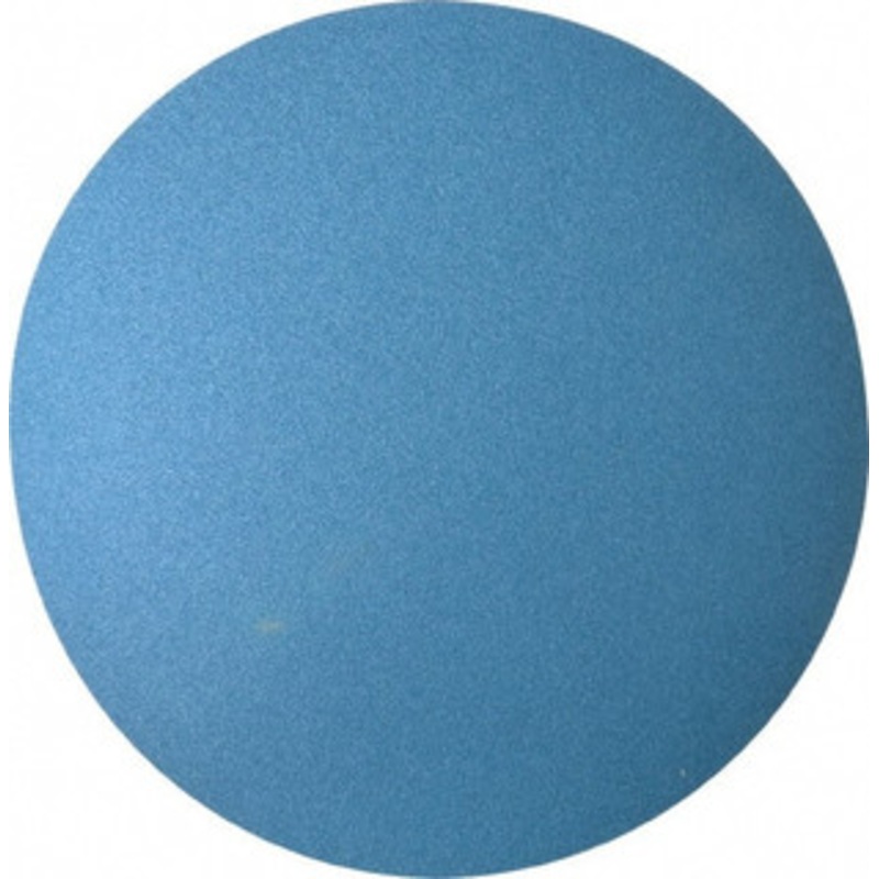Superior Abrasives 12 Diam, 60 Grit Zirconia Alumina Adhesive PSA Disc Medium Grade, Blue, X Weighted Backing, Flexible 17461 – 01008648