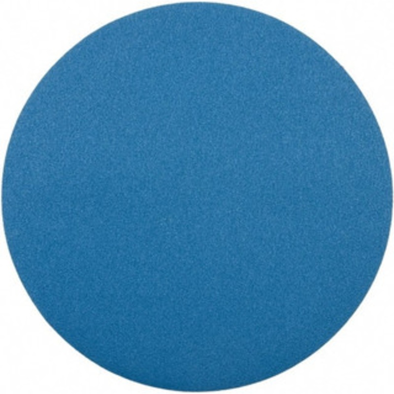 Superior Abrasives 30 Diam, 40 Grit Zirconia Alumina Adhesive PSA Disc Coarse Grade, Blue, Cloth Backing, Flexible 17494 – 01008978