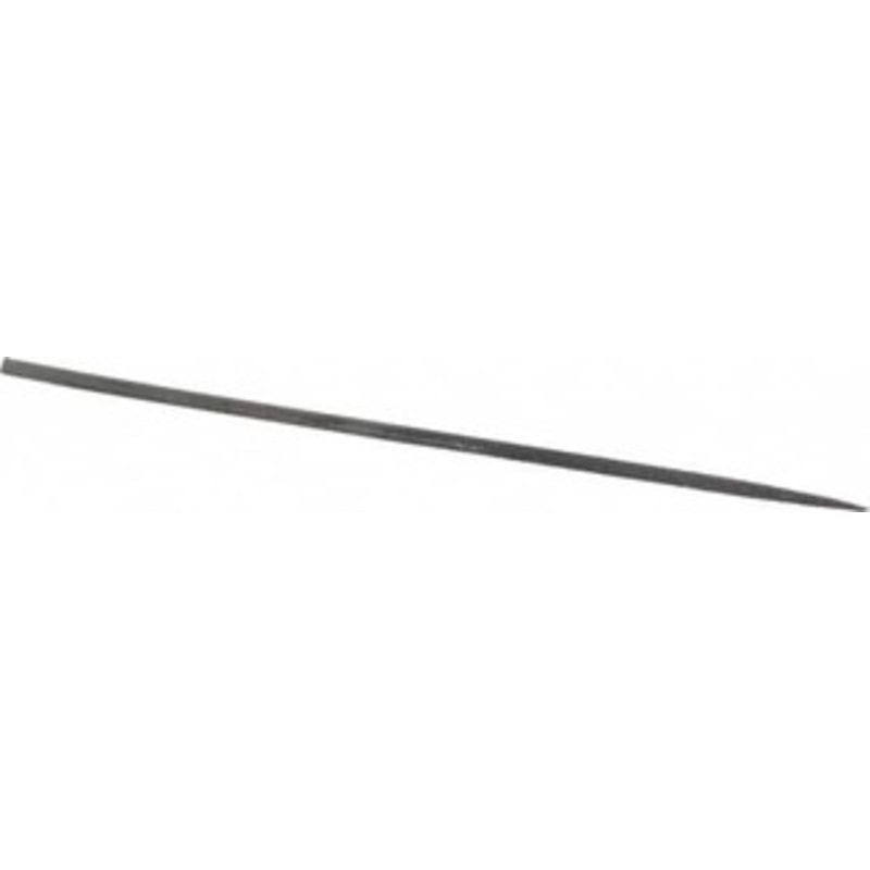 Value Collection 4 Needle Precision Swiss Pattern Round File 2 Cut, 2 Cut, 2 LOC, 4 Width x 0.08 Thick, with Handle 382-0421 – 00660027