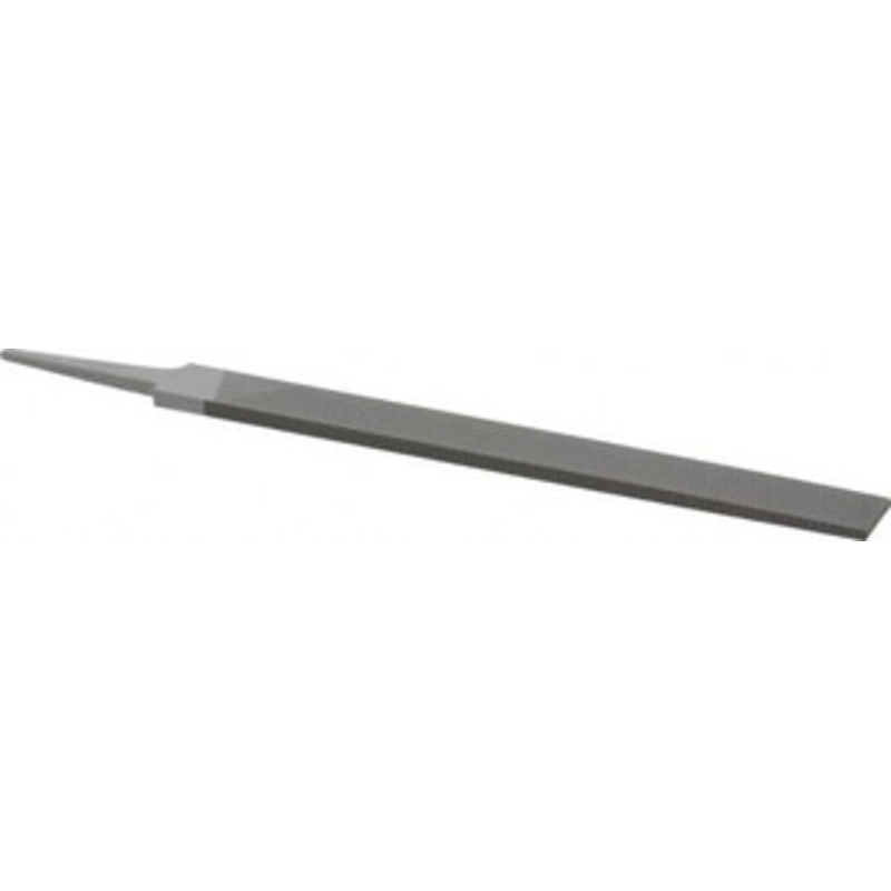 Grobet USA 10 Standard Precision Swiss Pattern Hand File Double Cut, 2 Cut, 1 Width x 1/4 Thick, with Tang 31.157 – 60209525