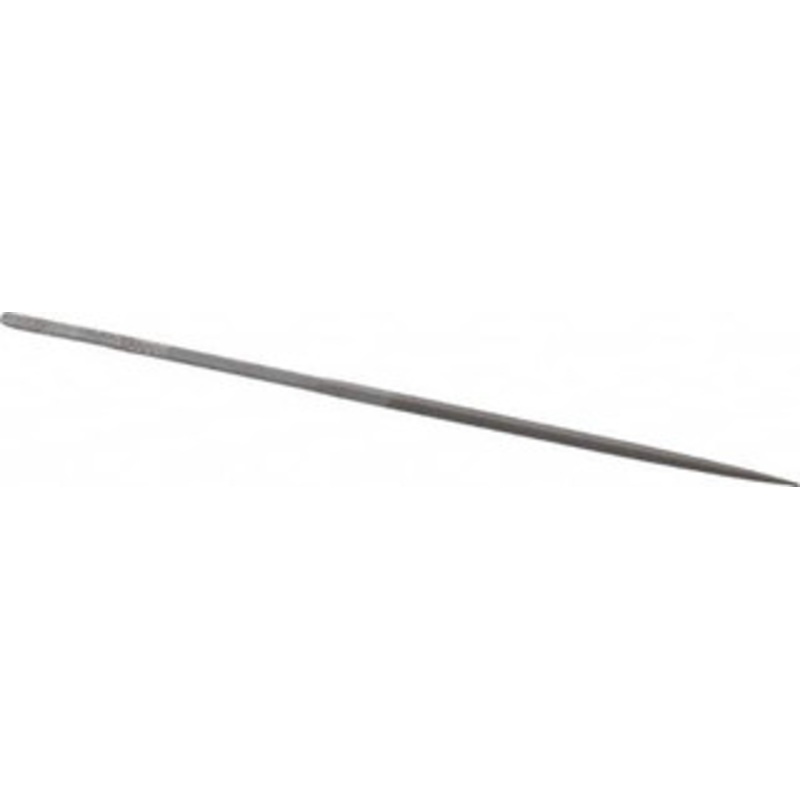 Grobet USA 5-1/2 Needle Precision Swiss Pattern Square File 4 Cut, 2-1/2 LOC, with Handle 31.617 – 60236445