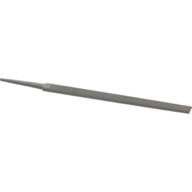 Grobet USA 6 Standard Precision Swiss Pattern Regular Pillar File Double Cut, 00 Cut, 1/2 Width x 11/64 Thick, with Tang 31.243 – 60210333