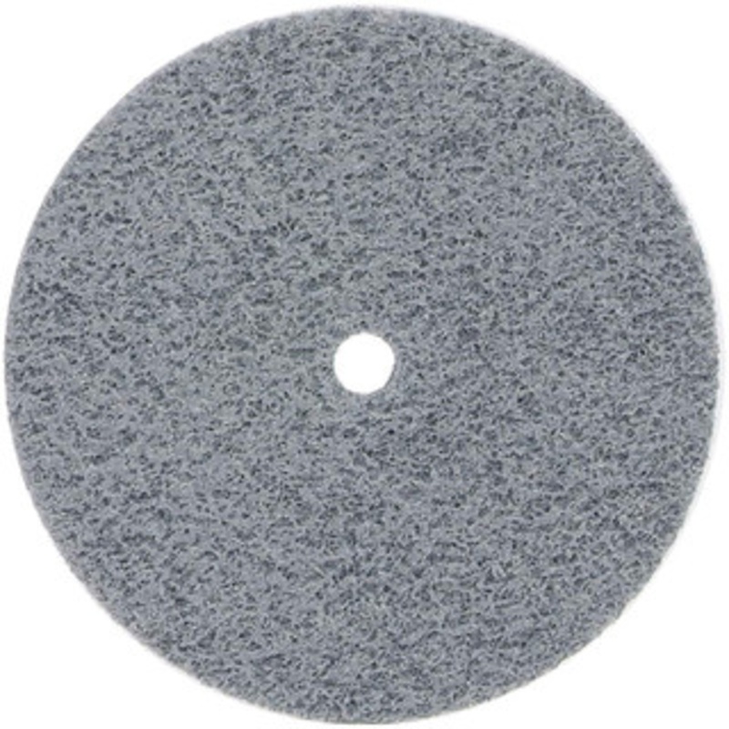 Norton 3 Diam, 1/4 Face Width, 1/4 Center Hole, Fine Grade, Silicon Carbide Deburring Wheel Unitized, Medium Grade 66261000745 – 71276133