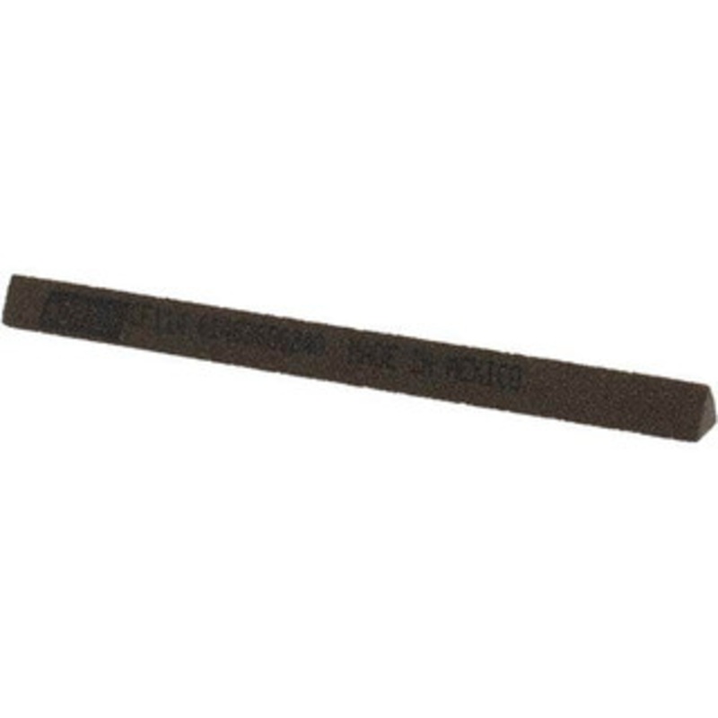 Norton 4 Long x 1/4 Wide x 1/4 Thick, Aluminum Oxide Sharpening Stone Triangle, Coarse Grade 61463686240 – 05139266
