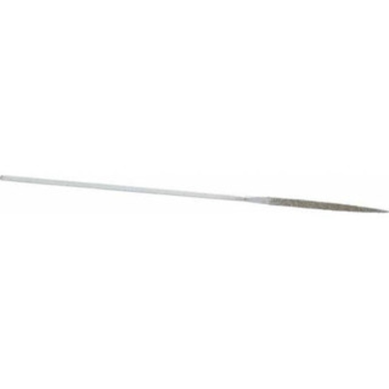 Strauss & Co. 5-1/2 OAL Coarse Three Square Needle Diamond File 1/8 Wide x 1/8 Thick, 1-5/8 LOC, 181 Grit MI8614 D181 – 05237110