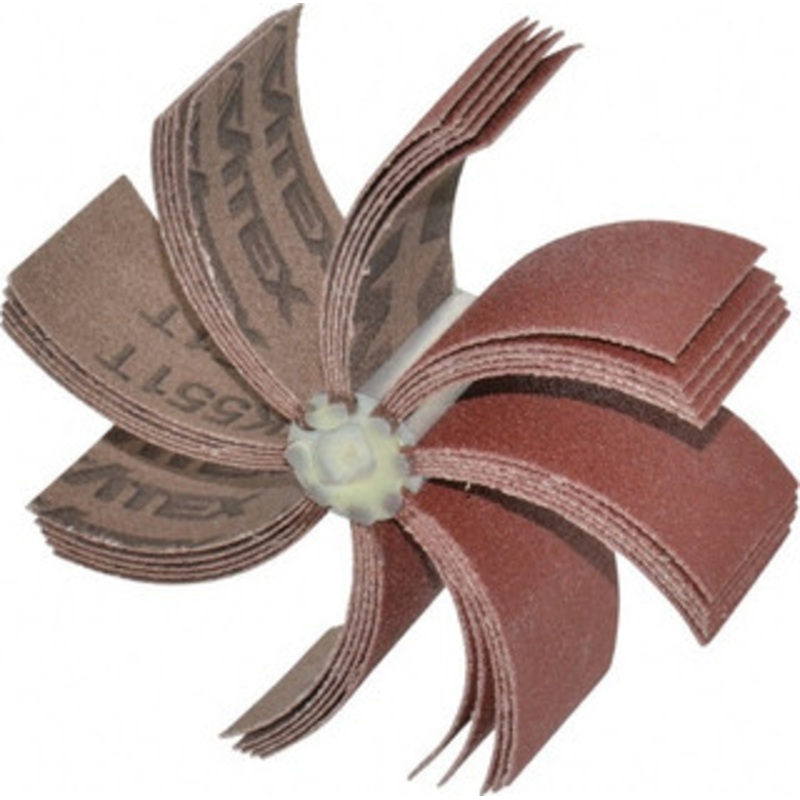 Superior Abrasives 80 Grit, Coated, Aluminum Oxide Bore Polisher 1/4 Shank Length, Medium Grade, 10,000 RPM, Polishes Bores with 3-1/8 to 4 Diam 39193 – 05658059