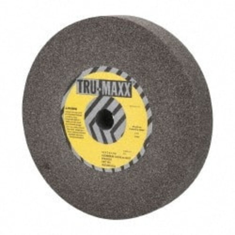 Tru-Maxx 46 Grit Aluminum Oxide Bench & Pedestal Grinding Wheel 12 Diam x 1-1/4 Hole x 2 Thick, 2705 Max RPM, P Hardness, Coarse Grade , Vitrified Bond 66253255230 – 85642254