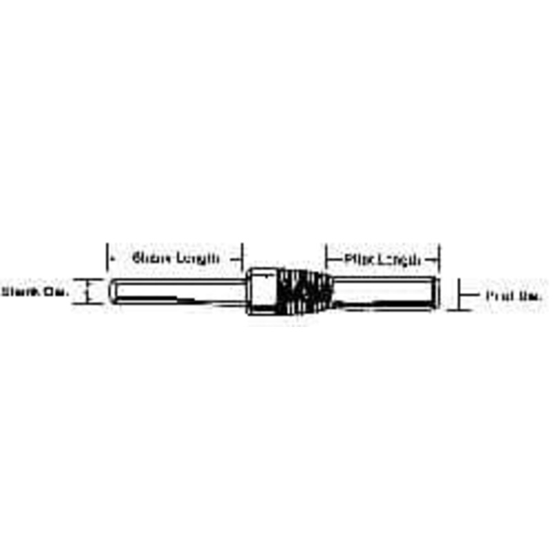 Value Collection 5/16 Pilot Diam x 1 Pilot Length, Cartridge Roll Mandrel 1/4 Shank Diam x 1 Shank Length, 3 OAL, Quick Change CR-26 – 09054917