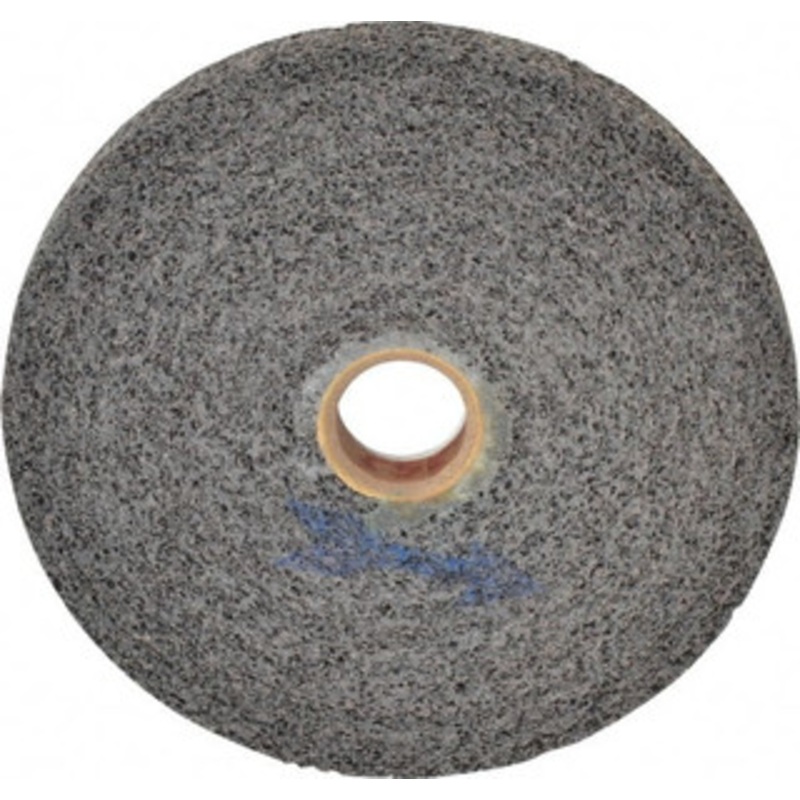 Brite Star 6 Diam, 1/2 Face Width, 1 Center Hole, Medium Grade, Aluminum Oxide Deburring Wheel Convolute, Soft Density 5 Grade, 6,000 RPM 66261114544 – 81243800