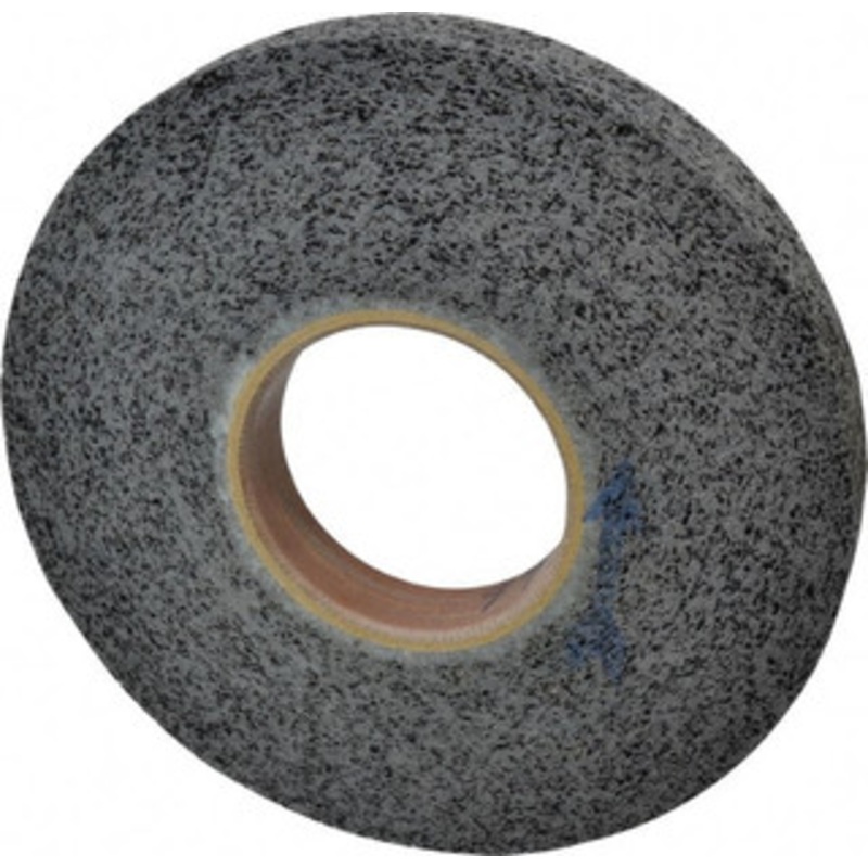 Brite Star 8 Diam, 1 Face Width, 3 Center Hole, Medium Grade, Silicon Carbide Deburring Wheel Convolute, Hard Density 8 Grade, 3,400 RPM 66261114564 – 81244121