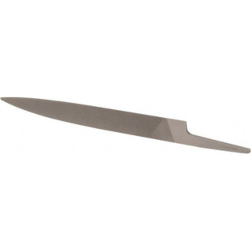 Grobet USA 8 Standard Precision Swiss Pattern Knife File Double Cut, 0 Cut, 7/8 Width x 13/64 Thick, with Tang 31.185 – 60214400