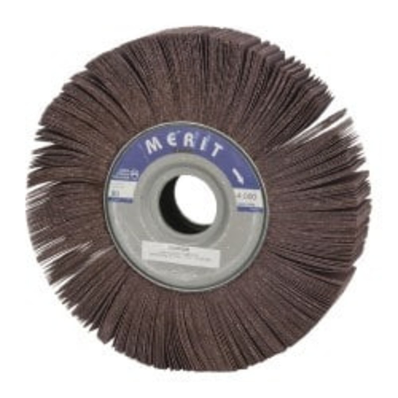 Merit Abrasives 10 x 2 80 Grit Aluminum Oxide Unmounted Flap Wheel Coated, Medium Grade, 1-3/4 Center Hole, 4,000 Max RPM 08834124043 – 08577843