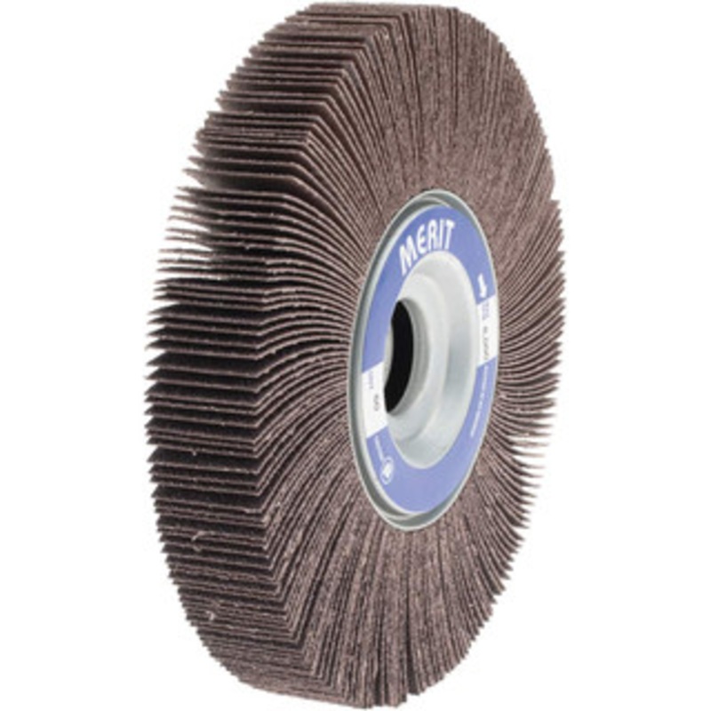 Merit Abrasives 6 x 1 60 Grit Aluminum Oxide Unmounted Flap Wheel Coated, Medium Grade, 1 Center Hole, 6,000 Max RPM 08834123011 – 72369309