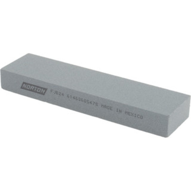 Norton 4 Long x 1 Wide x 1/2 Thick, Silicon Carbide Sharpening Stone Rectangle, Fine Grade 61463685475 – 98680259