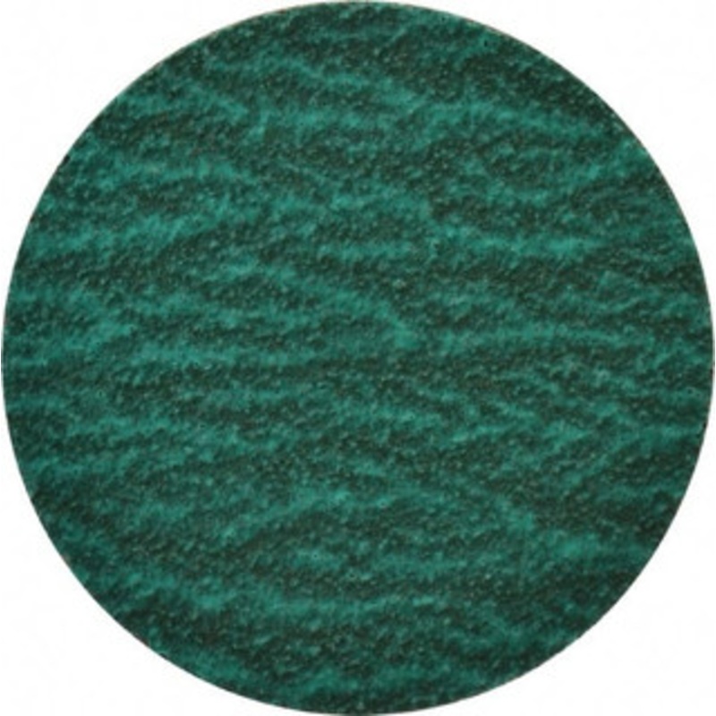 Standard Abrasives 1-1/2 120 Grit Zirconia Alumina Quick Change Disc Type S Attachment, Fine Grade, Green, Coated, Cloth Backing, 30,000 RPM, SocAtt Compatible 7100224335 – 32967010