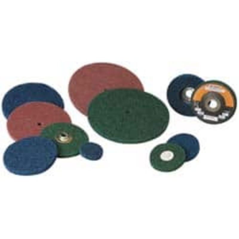 Standard Abrasives 3 Aluminum Oxide Quick Change Disc Type R Attachment, Medium Grade, Blue, Non-Woven, 8,000 RPM, Roloc TR Compatible 7100074872 – 07424674