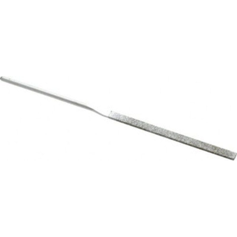 Strauss & Co. 5-1/2 OAL Coarse Taper Needle Diamond File 1/4 Wide x 1/16 Thick, 2-3/4 LOC, 181 Grit 2122 D181 – 05241682