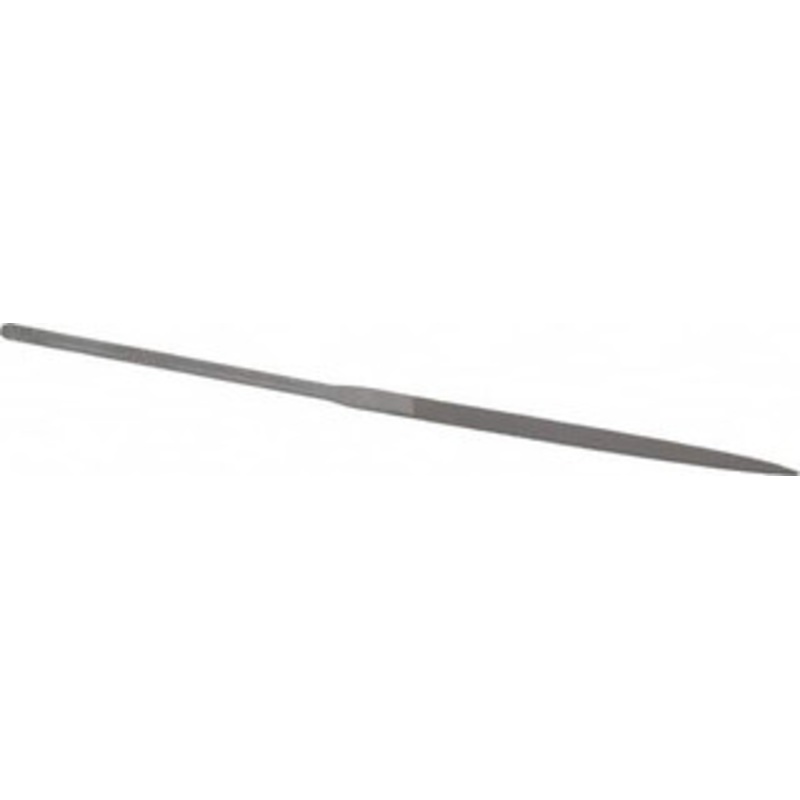 Grobet USA 5-1/2 Needle Precision Swiss Pattern Warding File 2 Cut, 2-1/2 LOC, with Handle 31.660 – 60237328