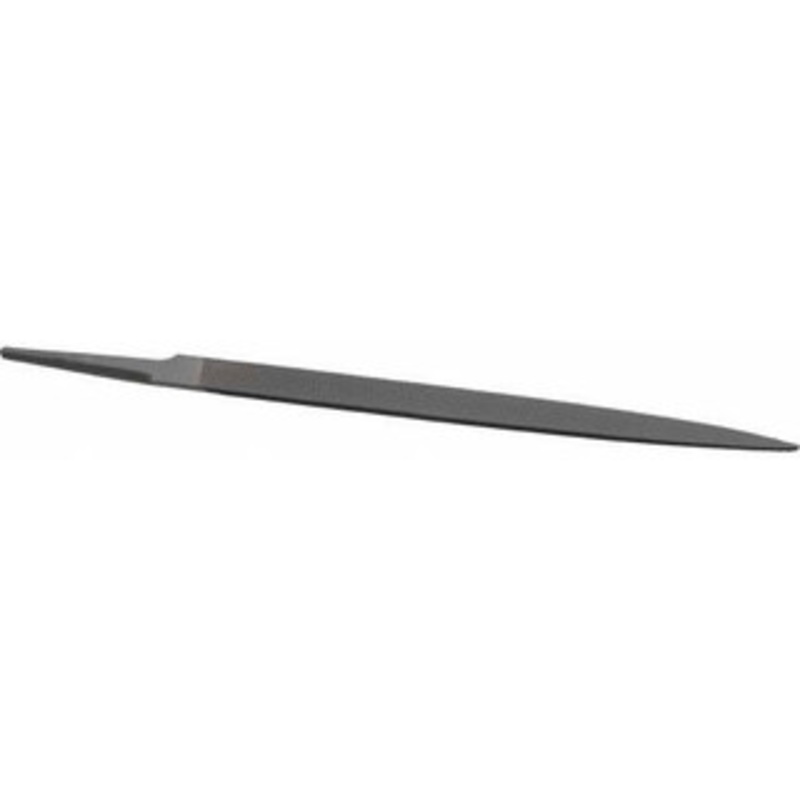 Grobet USA 8 Standard Precision Swiss Pattern Half Round File Double Cut, 0 Cut, 13/16 Width x 15/64 Thick, with Tang 31.118 – 60204435