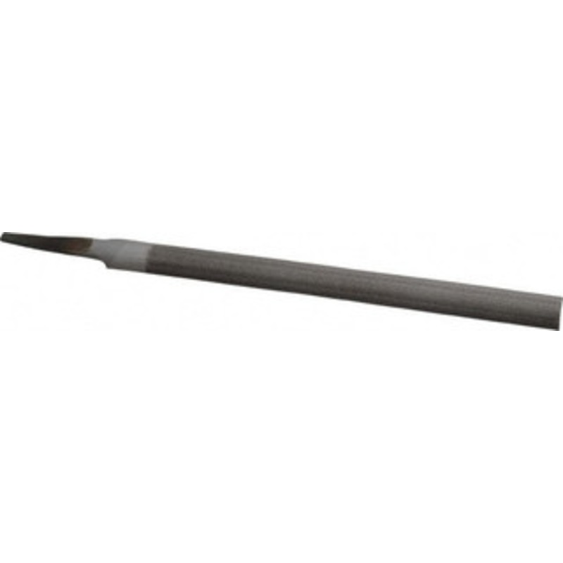 Nicholson 8 Long, Bastard Cut, Half Round American-Pattern File Double Cut, 7/32 Overall Thickness, Tang 04896N – 80759210