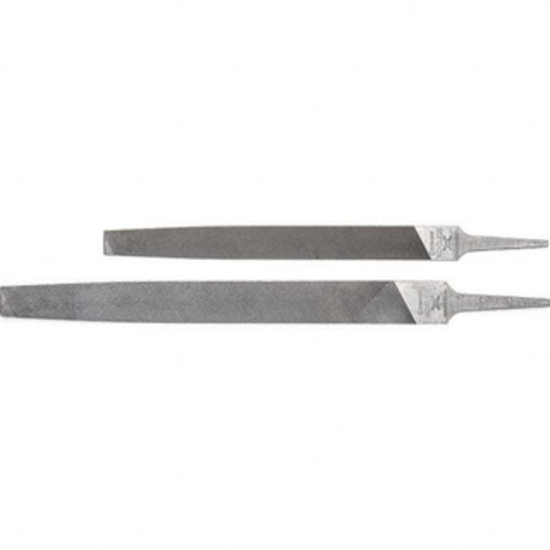 Nicholson File Sets, File Set Type: American, File Types Included: Flat – Bastard and Smooth, Number of Pieces: 2, File Length (Inch): 8, 10, Coarseness/Cut: Bastard, Smooth, For Use With: Metalworking and Woodworking Applications 21981N – 13011499