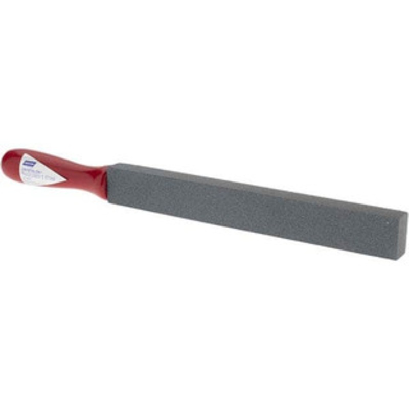 Norton 14-3/4 Long x 1 Wide x 3/4 Thick, Silicon Carbide Sharpening Stone Taper, Medium Grade 61463687670 – 05097274