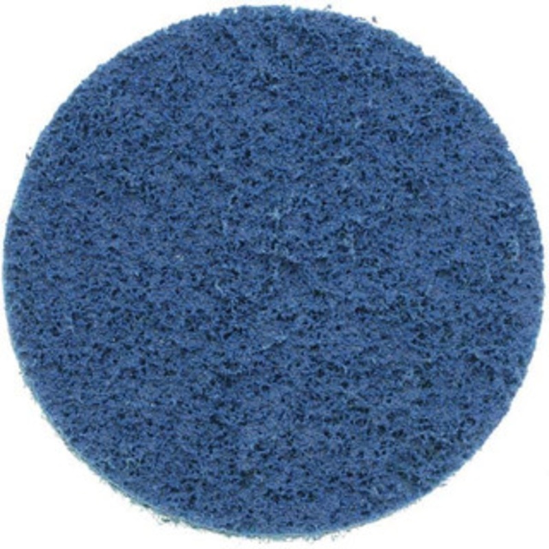 Norton 3 500 Grit Aluminum Oxide Quick Change Disc Type S Attachment, Very Fine Grade, Blue, Non-Woven, 20,000 RPM, SocAtt Type 2 Compatible 66623335436 – 54566120