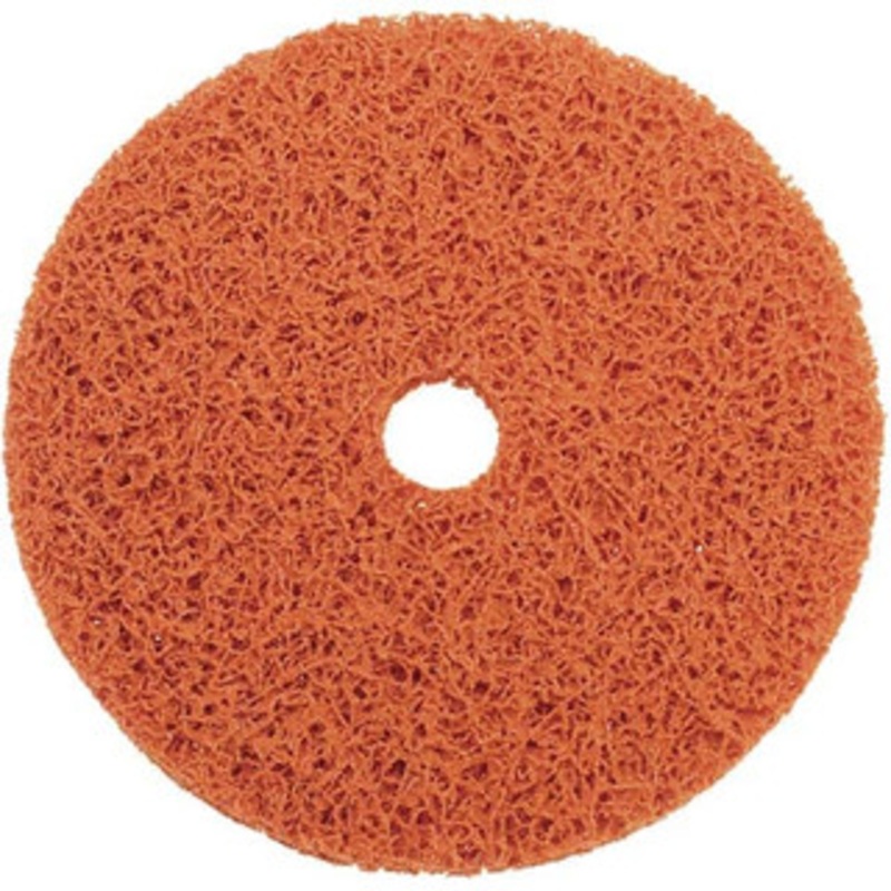 Norton 8 Extra Coarse Grade Aluminum Oxide/Ceramic Deburring Disc 1/2 Center Hole, Arbor Connection, Orange, 6,000 Max RPM 66623311729 – 70469143