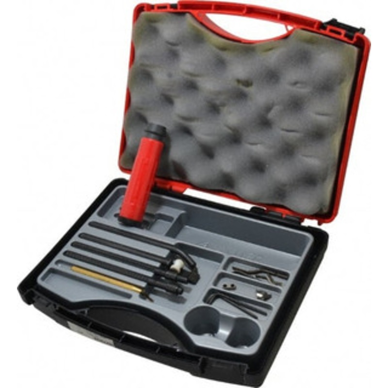 Shaviv 12 Piece Carbide Hand Deburring Tool Set Blade Type B12, B25, E110, E700, G30C, L10, UB38, Holder Type B, E, G3, LP, For Hole Edges, Hole Inner Surfaces, Corners, Straight Edges 154-00012 – 08279028