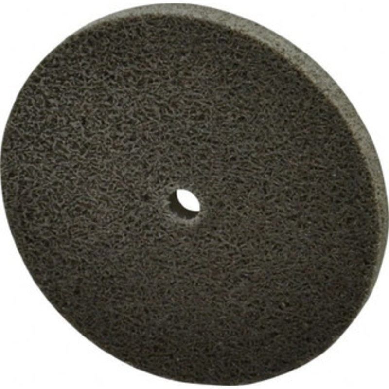 Standard Abrasives 3 Diam, 1/4 Face Width, 1/4 Center Hole, Medium Grade, Aluminum Oxide Deburring Wheel Unitized, Hard Density 8 Grade, 18,000 RPM 7000046726 – 00543595