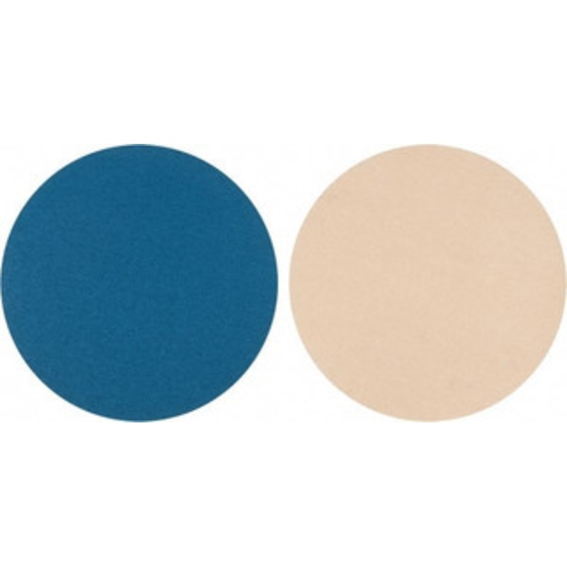 Superior Abrasives 16 Diam, 80 Grit Zirconia Alumina Adhesive PSA Disc Medium Grade, Blue, Cloth Backing, Flexible 17477 – 01008804