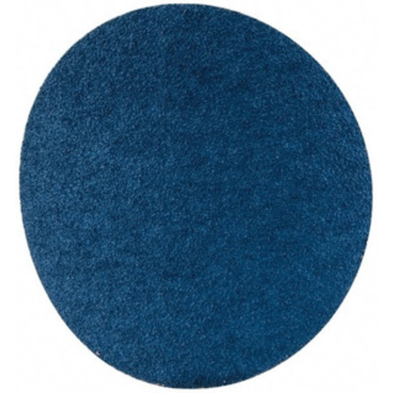 Superior Abrasives 5 Diam, 50 Grit Zirconia Alumina Adhesive PSA Disc Coarse Grade, Blue, X Weighted Backing, Flexible 17500 – 88592266