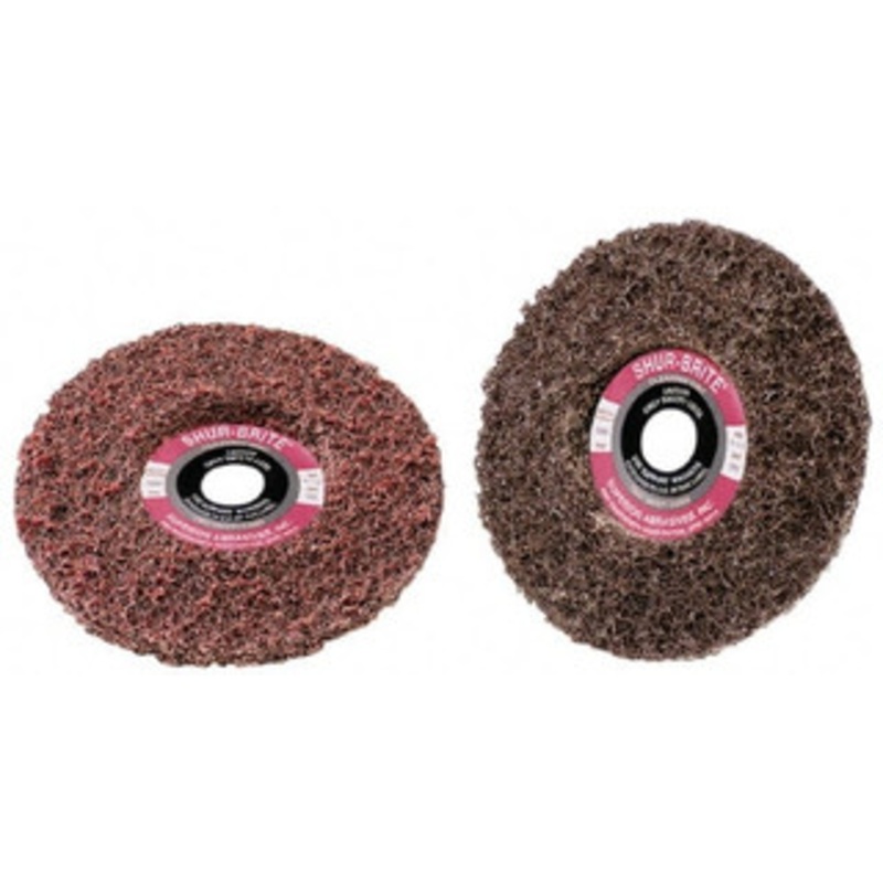 Superior Abrasives 7 Medium Grade Aluminum Oxide Deburring Disc 7/8 Center Hole, Arbor Connection, 7,000 Max RPM 41022 – 65292617