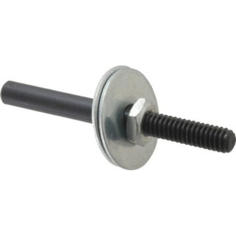 Value Collection 2-1/4 Length x 1/4 Shank Diam Deburring Wheel Adapter Compatible with 3 Diam Deburring Wheels W-22-SP-1 – 05009790