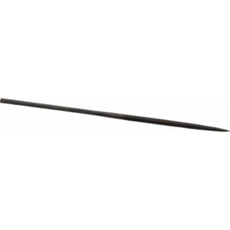 Value Collection 5-1/2 Needle Precision Swiss Pattern Square File 0 Cut, 0 Cut, 2-1/2 LOC, 5 Width x 0.11 Thick, with Handle 382-0503 – 00662106