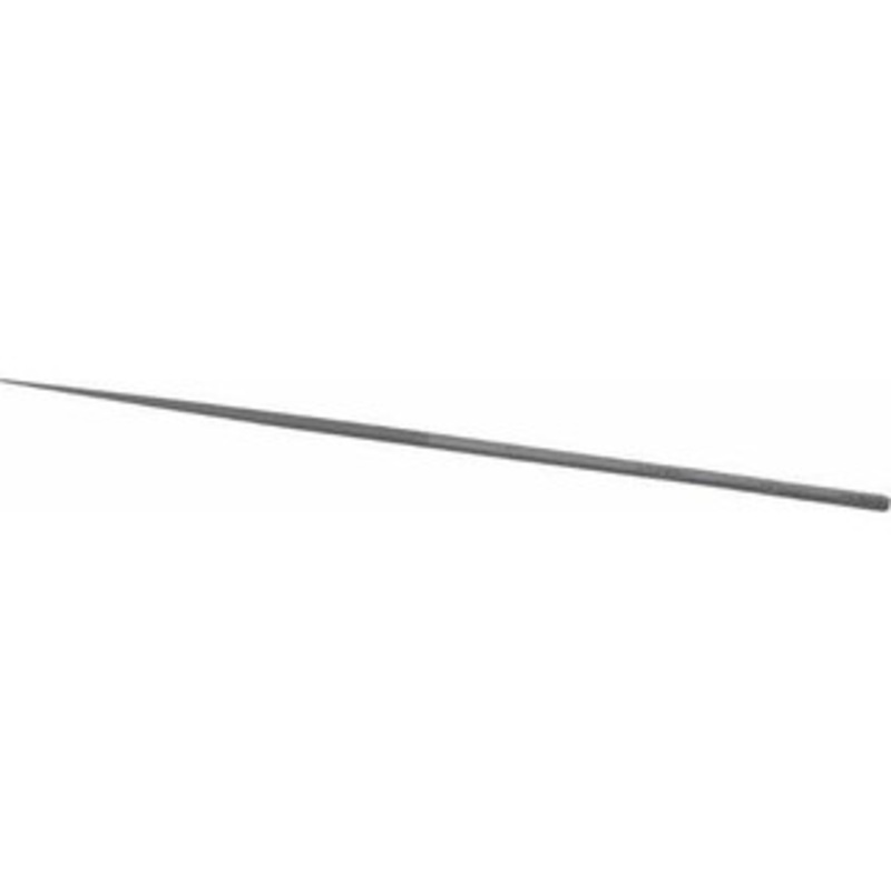 Grobet USA 6-1/4 Needle Precision Swiss Pattern Round File 4 Cut, 3 LOC, with Handle 31.595 – 60235942