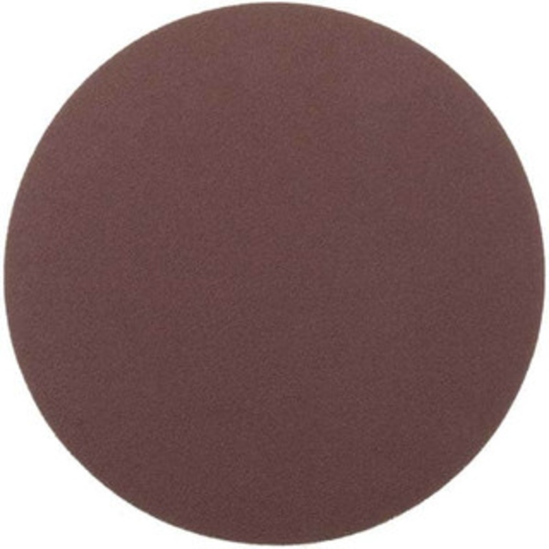 Merit Abrasives 9 Diam, 80 Grit Aluminum Oxide Adhesive PSA Disc Coarse Grade, Black, Cloth Backing, Flexible 08834172120 – 72383250