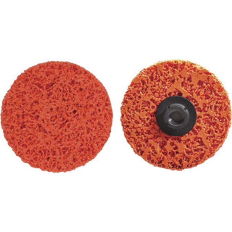Merit Abrasives Deburring Discs, Disc Diameter (Inch): 2, Abrasive Material: Ceramic Alumina, Grade: Regular, Connector Type: Type R Quick Change, Thickness: 1/4 (Inch), Color: Orange 66623313925 – 53547097