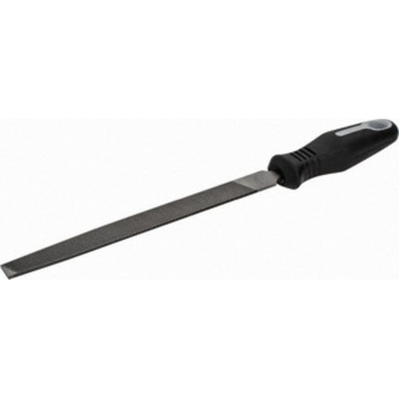 Nicholson 8 Long, Bastard Cut, Flat American-Pattern File Double Cut, 13/64 Overall Thickness, Handle 21748HNN – 05331186