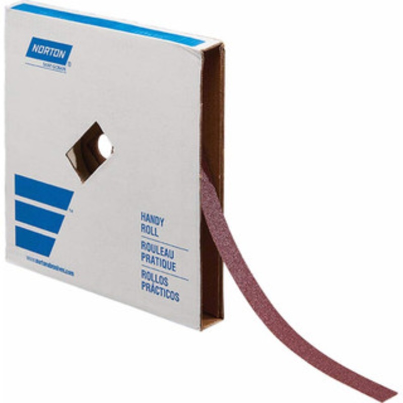 Norton 1 x 50 Yd 80 Grit Aluminum Oxide Shop Roll J Weighted Shop Roll Backing 66261136179 – 50519370