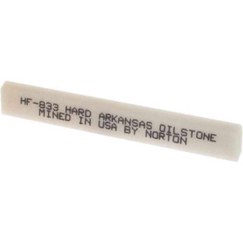 Norton 3 Long x 3/8 Wide x 1/8 Thick, Novaculite Sharpening Stone Bevel, Ultra Fine Grade 61463686810 – 05138334