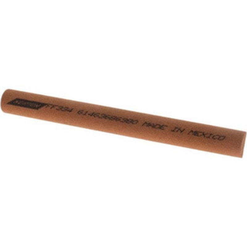 Norton 4 Long x 3/8 Diam Aluminum Oxide Sharpening Stone Half Round, Fine Grade 61463686380 – 01919059