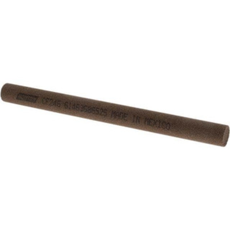 Norton 6 Long x 1/2 Diam x 1/2 Thick, Aluminum Oxide Sharpening Stone Round, Coarse Grade 61463686525 – 00578526