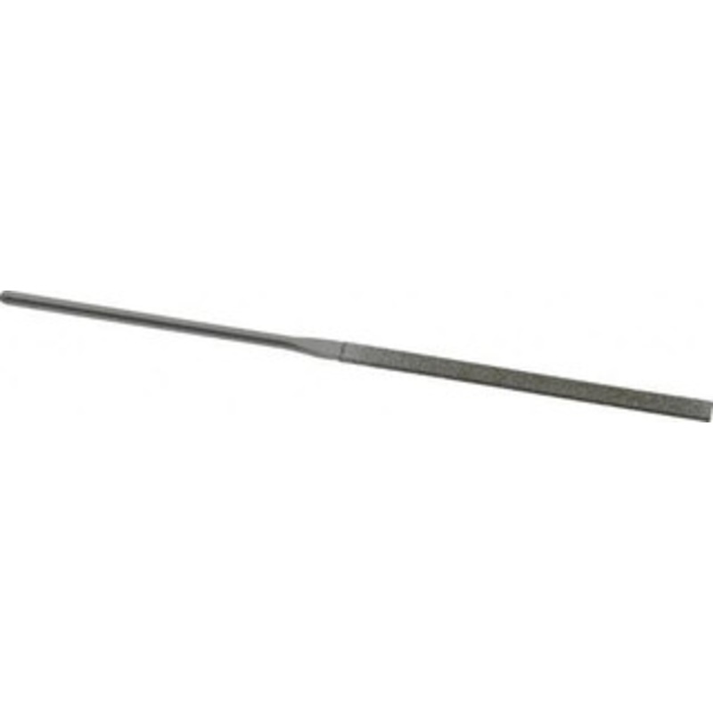 Strauss & Co. 5-1/2 OAL Medium Taper Needle Diamond File 1/4 Wide x 1/16 Thick, 2-3/4 LOC, 126 Grit 2122 D126 – 05241708
