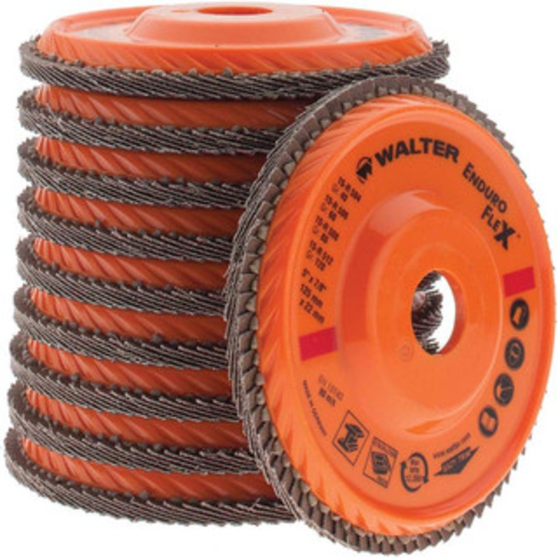 Value Collection 5 60 Grit 7/8 Center Hole Type 28 Ceramic Flap Disc Medium Grade, Coated, 12,200 RPM BD-W15R506 – 43572965