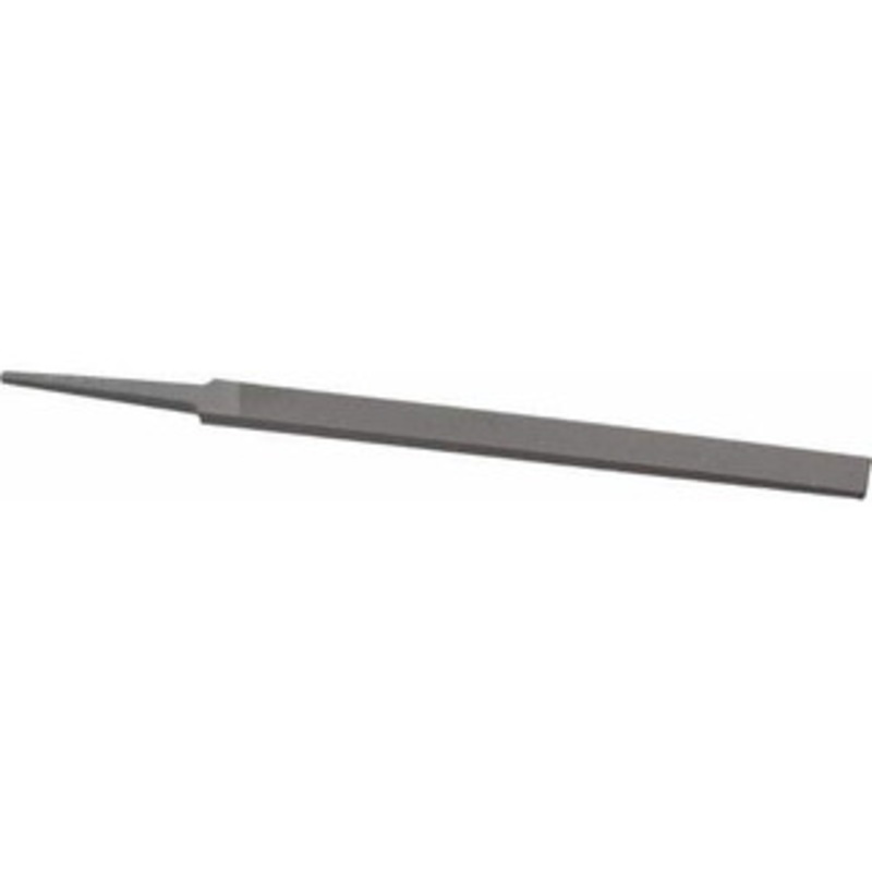 Grobet USA 6 Standard Precision Swiss Pattern Regular Pillar File Double Cut, 2 Cut, 1/2 Width x 11/64 Thick, with Tang 31.246 – 60210325
