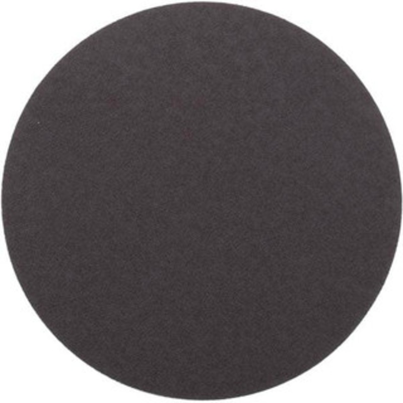 Merit Abrasives 12 Diam, 60 Grit Aluminum Oxide Adhesive PSA Disc Coarse Grade, Black, Cloth Backing, Flexible, Use with Stationary Disc Sanders 08834173048 – 72383516