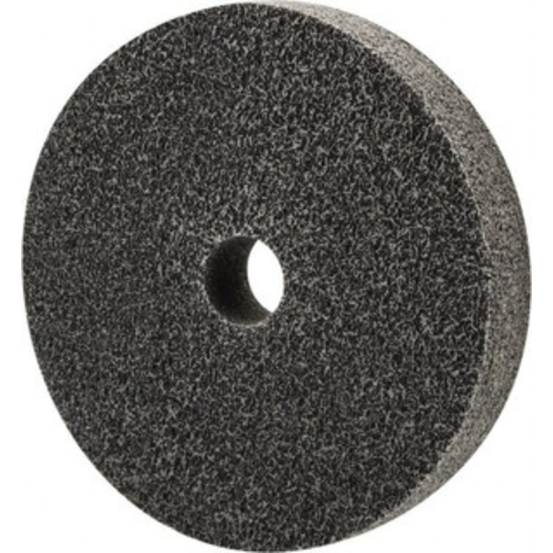 Merit Abrasives 6 Diam, 1 Face Width, 1 Center Hole, Fine Grade, Silicon Carbide Deburring Wheel Unitized, Medium Density 6 Grade, 5,000 RPM 66254420293 – 84525286